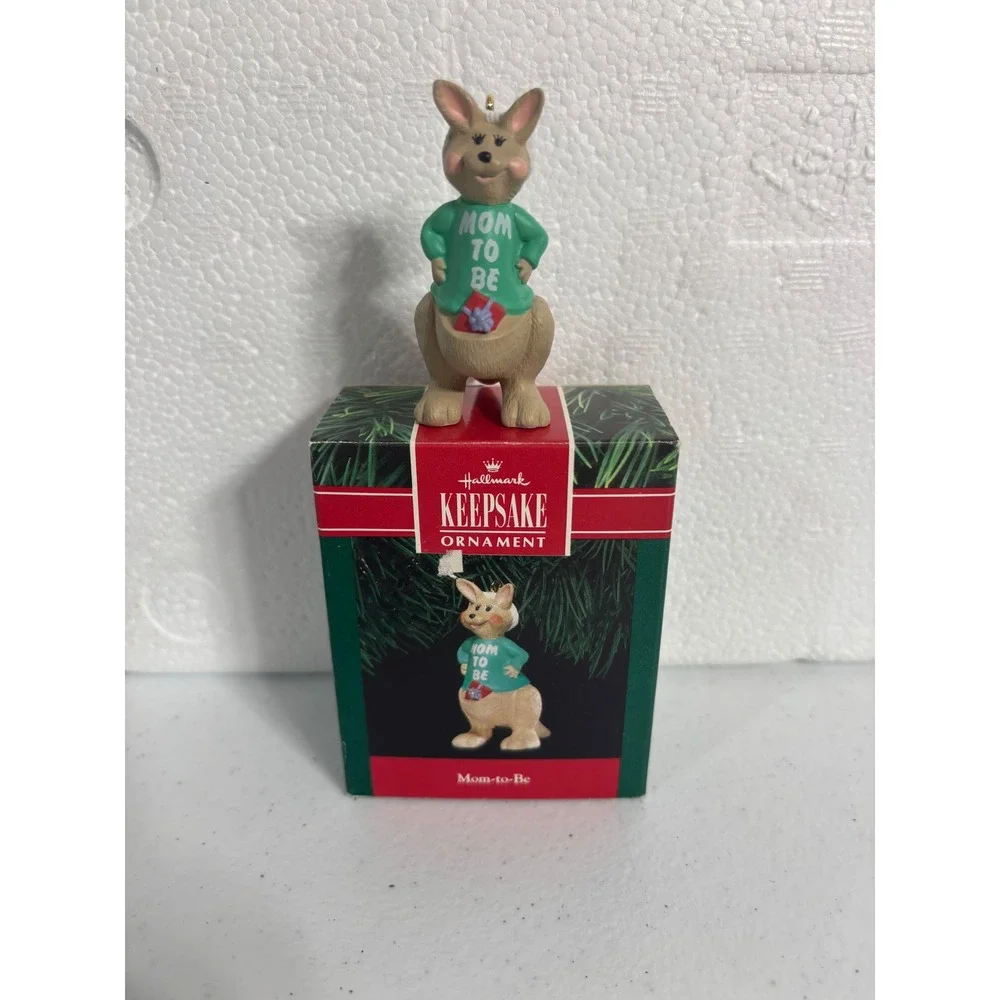Hallmark 1991 Keepsake Ornament Mom to Be‎ Kangaroo Christmas Gift